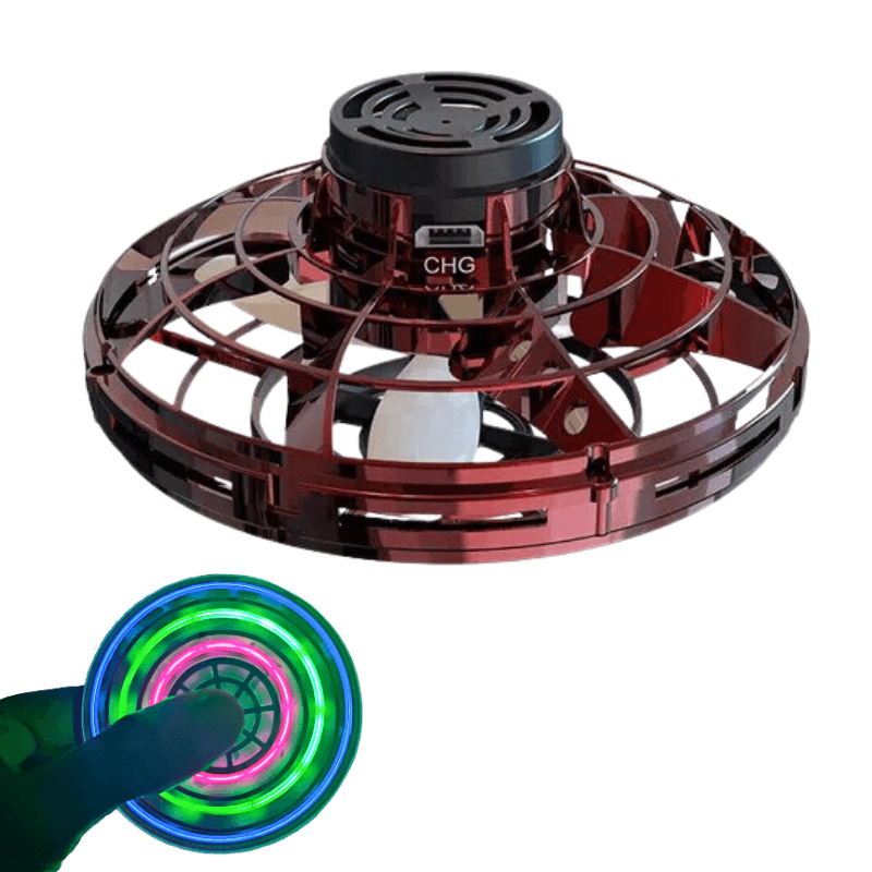 Peonza Flotante - Con carga USB y luces LED