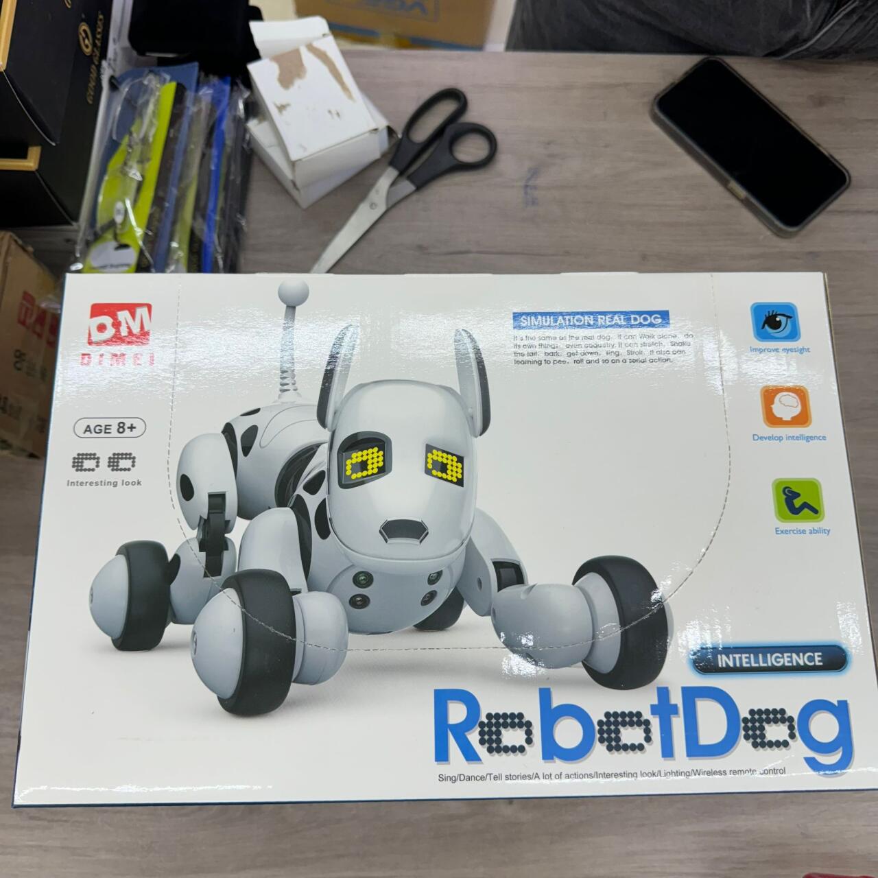 Perro Robot Inteligente Interactivo con Control Remoto