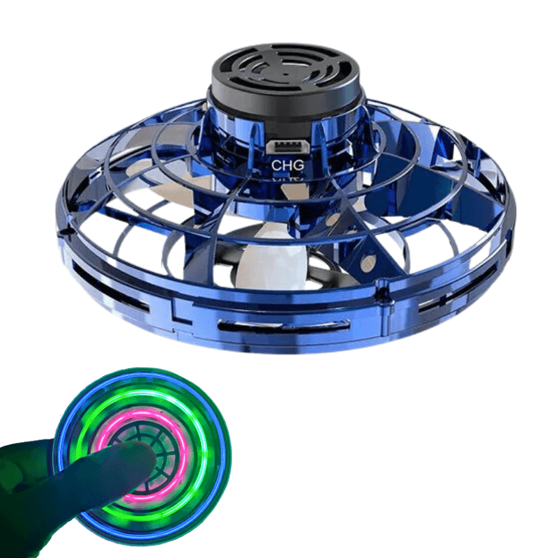 Peonza Flotante - Con carga USB y luces LED