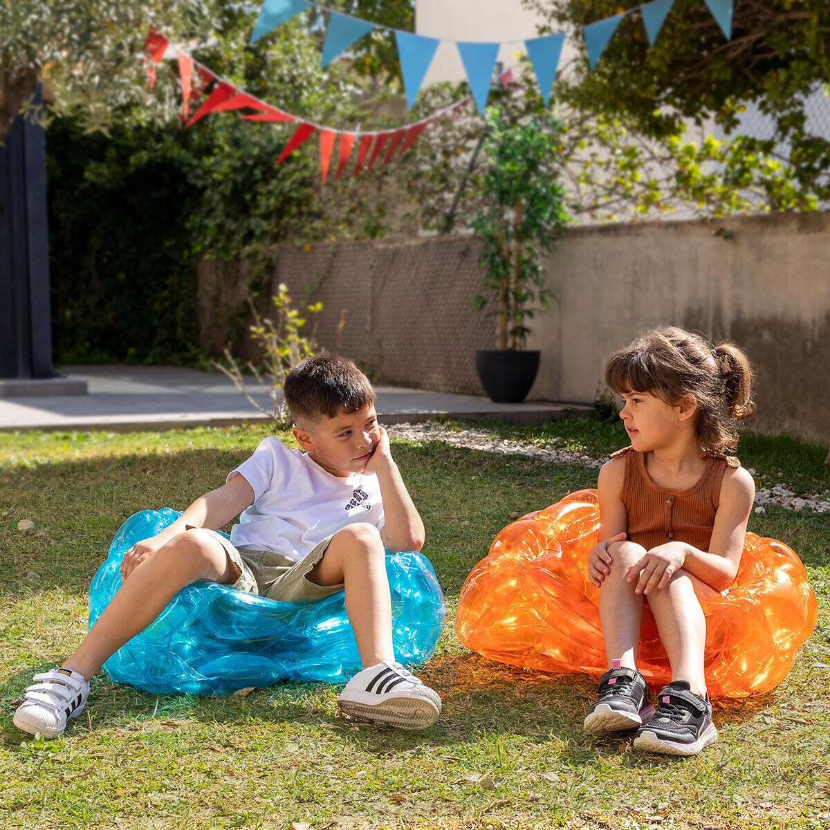 Pack 2 Pelotas Burbuja Hinchables Gigantes Parachoques – Bumpoy InnovaGoods