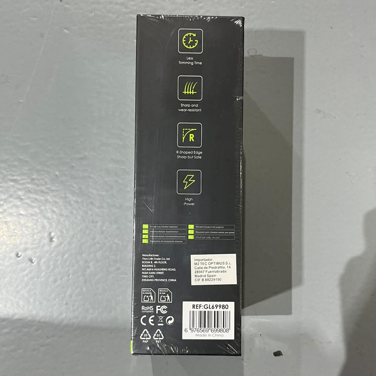 Máquina Cortapelo Profesional con Batería 2000mAh y Motor 7000RPM