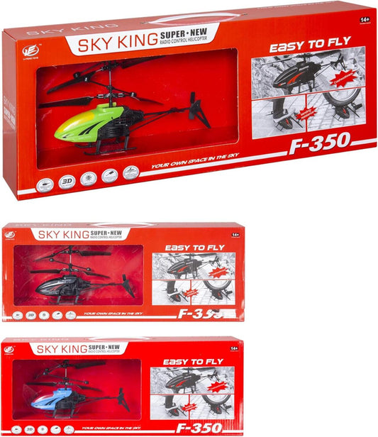 Helicóptero R/C 2 Canales con Luces LED