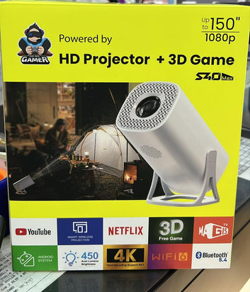Proyector HD con Videojuegos + 2 Mandos Joystick